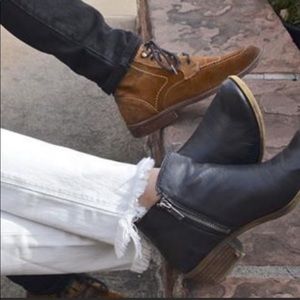 Lucky Brand Brenen black booties size 7.5